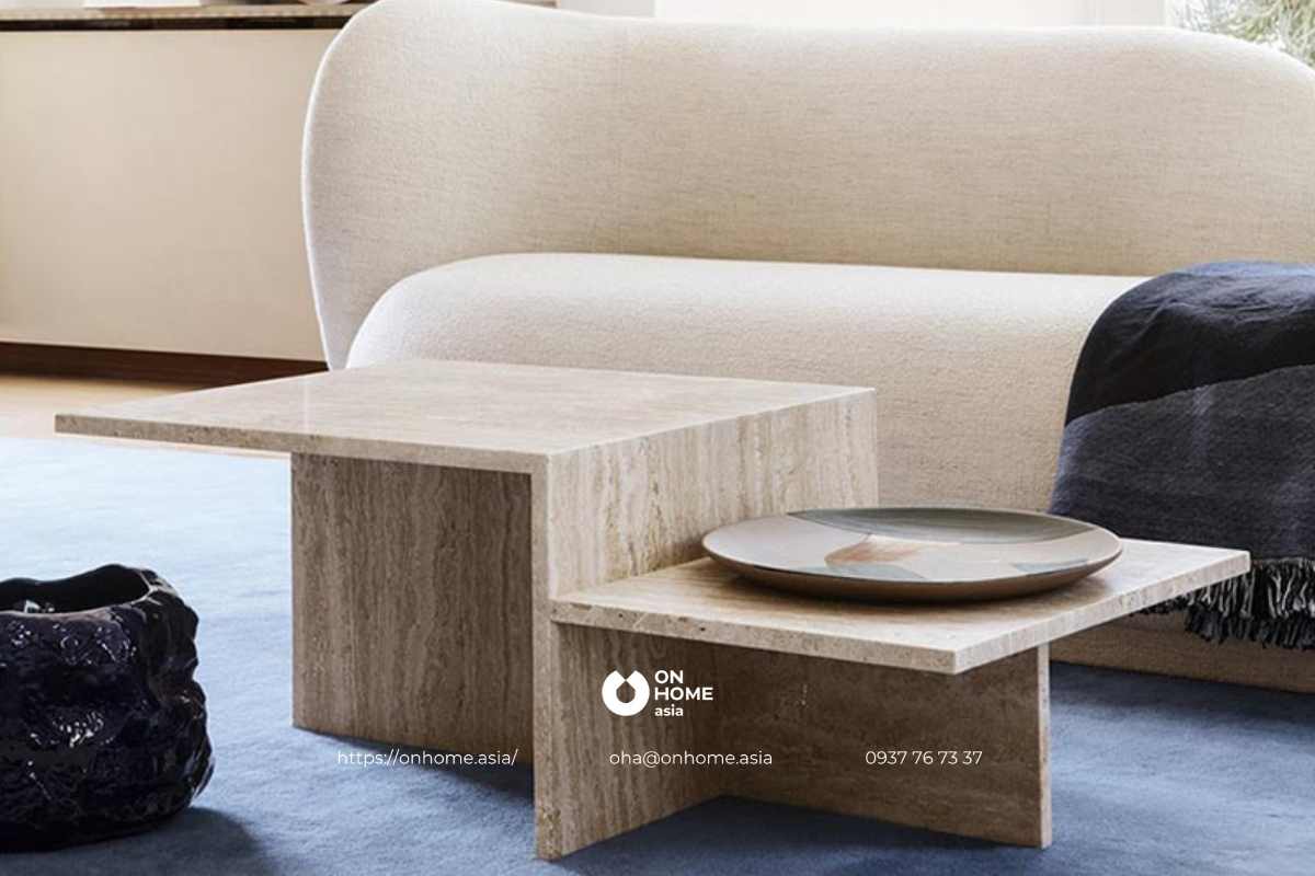 Bàn trà gỗ thiết kế lạ mắt