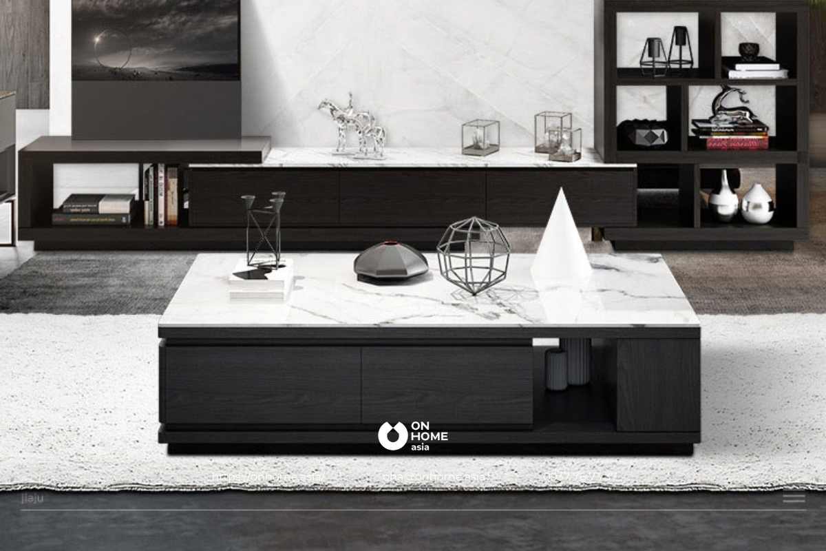 Bàn trà nhiều ngăn cao cấp