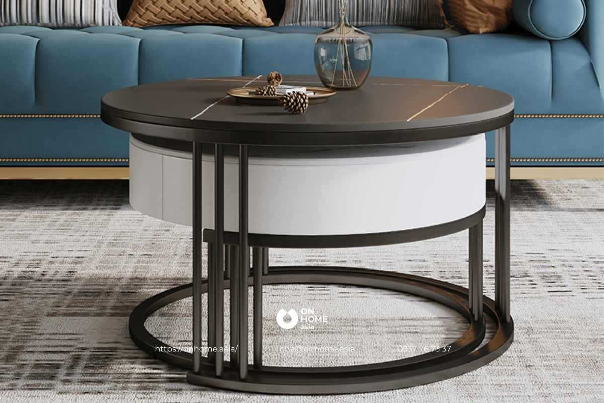 Bàn trà đôi cao cấp nhập khẩu