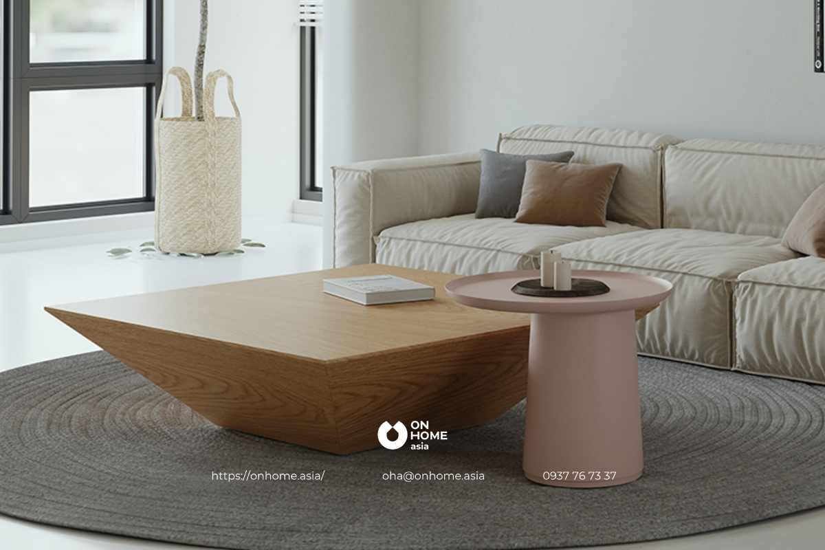 Bàn trà phong cách Bắc Âu cao cấp