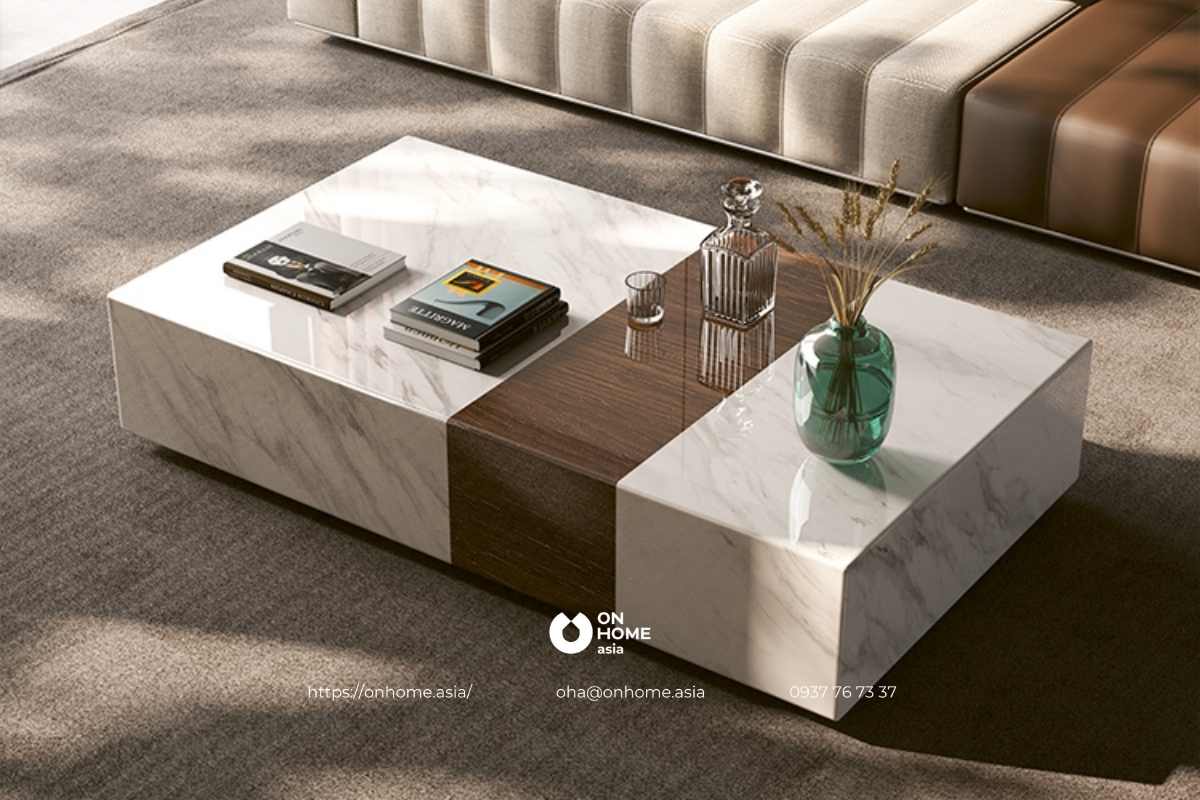 Bàn trà hình chữ nhật