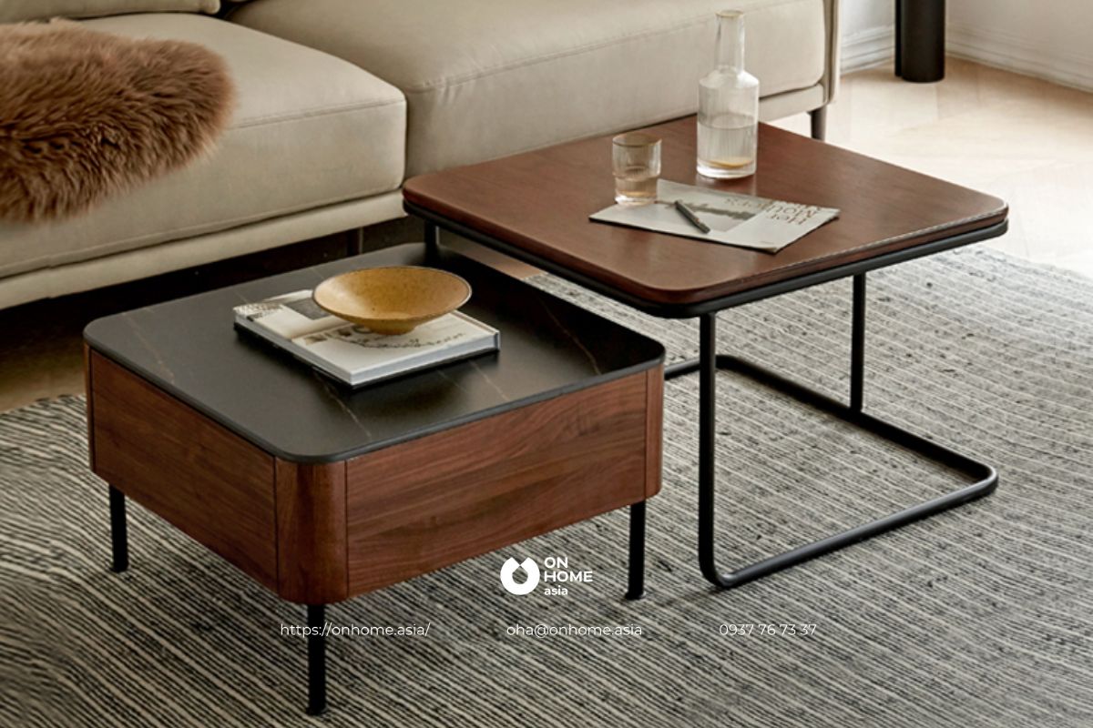 Bàn trà thông minh giúp tiết kiệm diện tích không gian