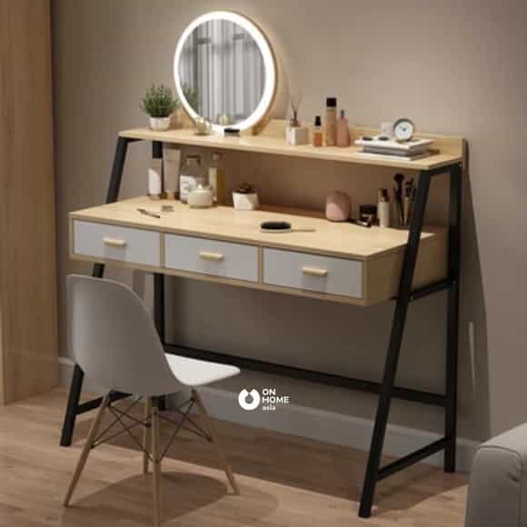 Bàn trang điểm gỗ đẹp