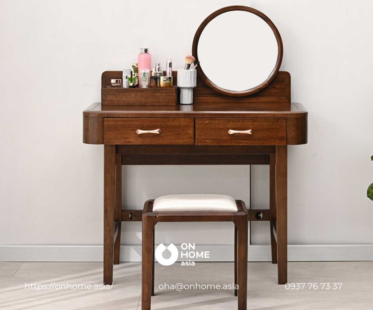 Bàn trang điểm gỗ Óc Chó có một số hạn chế nhất định