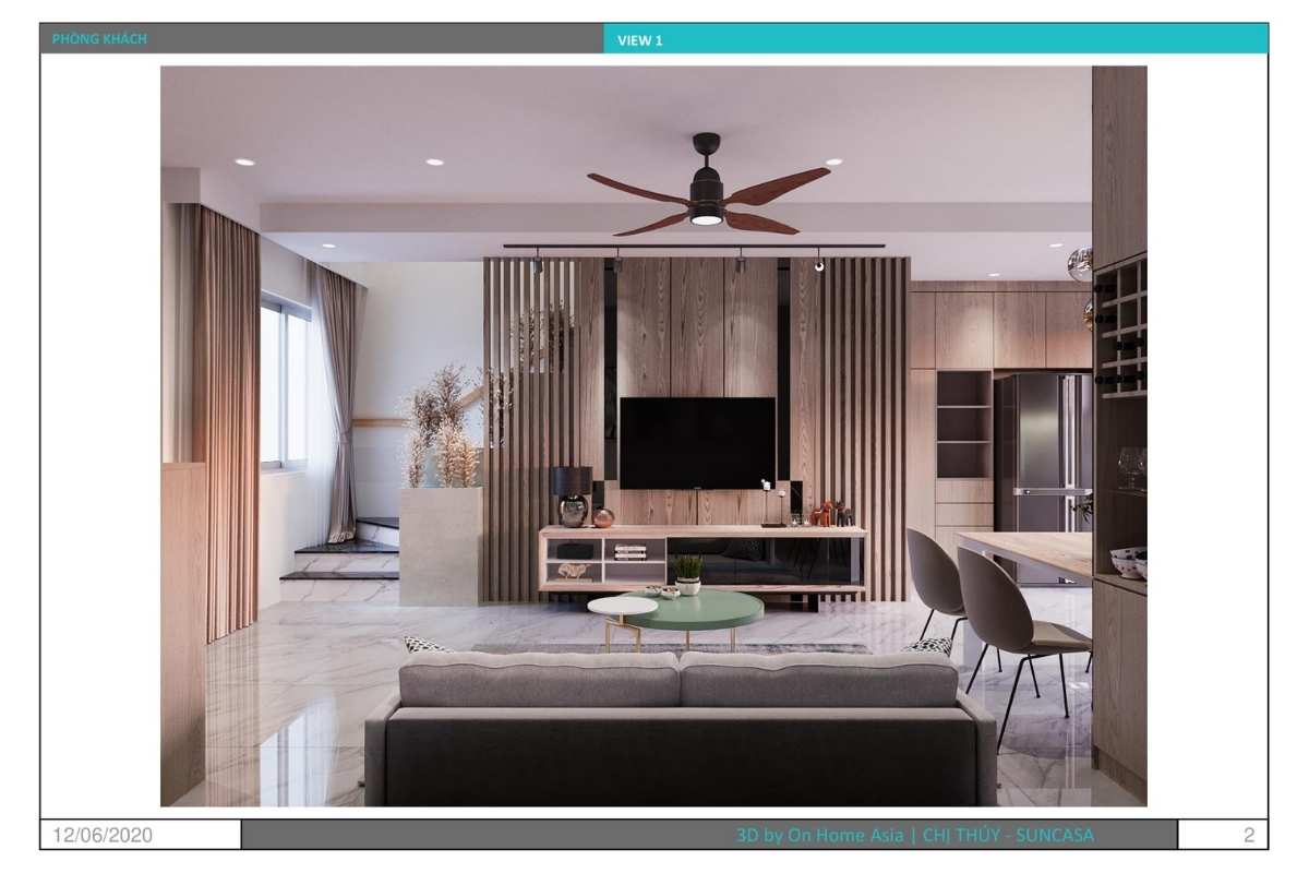 Thiết kế nội thất nhà phố hiện đại&nbsp;