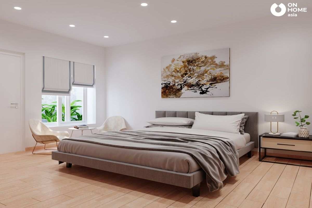 Nội thất phòng ngủ nhỏ nhà phố