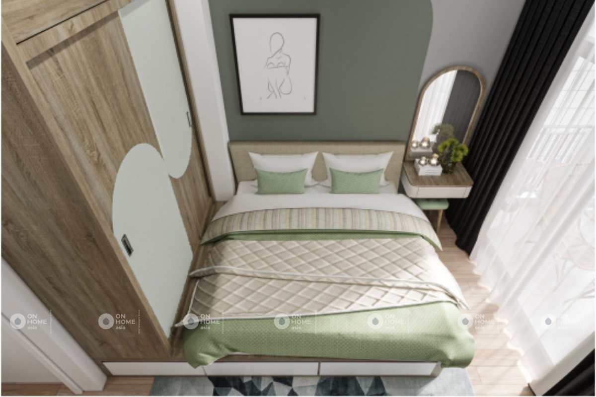 Bản vẽ phòng ngủ master