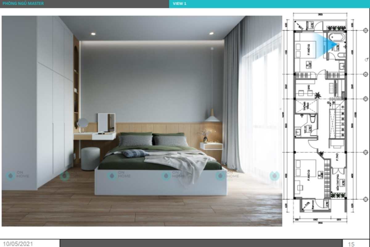 Bản vẽ thiết kế phòng ngủ đẹp