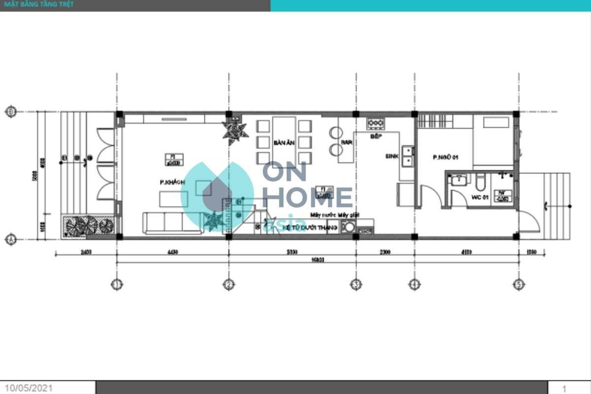 Bản vẽ nhà phố đẹp&nbsp;