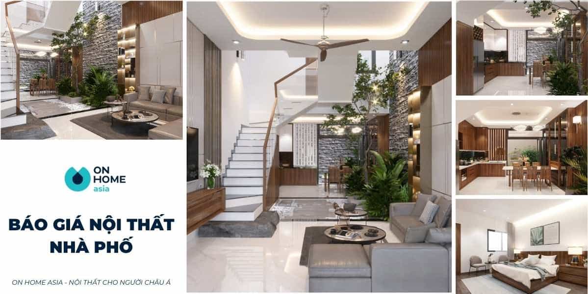 Báo Giá Thiết Kế Nội Thất Nhà Phố Trọn Gói [2025]