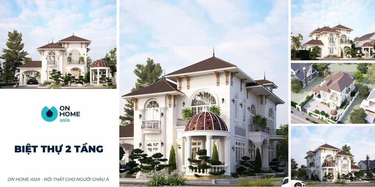Tổng hợp 500+ mẫu biệt thự 2 tầng đẹp, sang chảnh vạn người mê