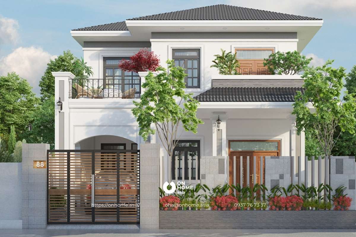 Biệt thự 2 tầng hiện đại, sang chảnh