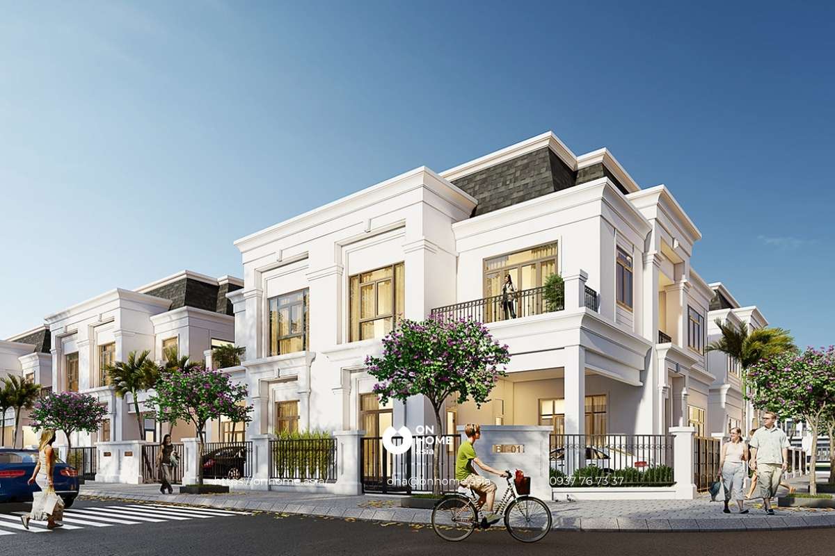 Mẫu biệt thự 2 tầng hiện đại, tiện nghi