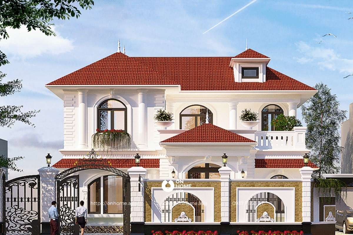 Nhà biệt thự 2 tầng hiện đại