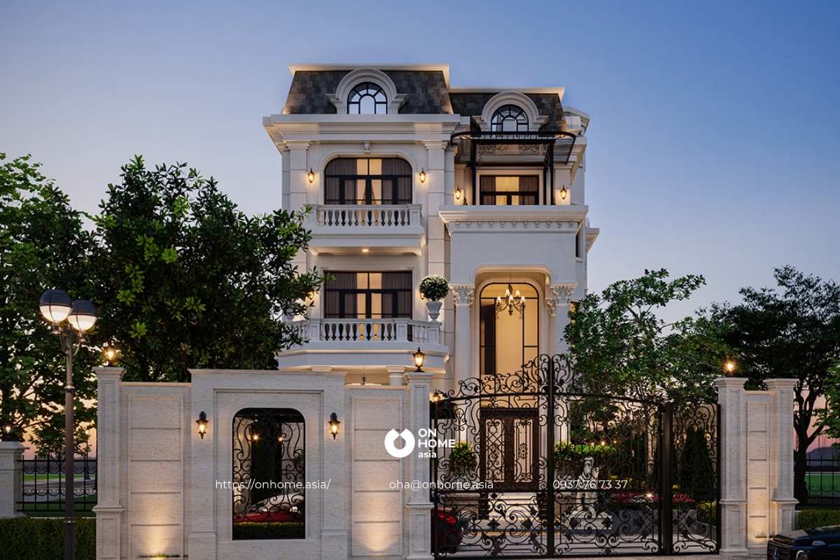 On Home Asia là đơn vị thiết kế thi công biệt thự 3 tầng uy tín