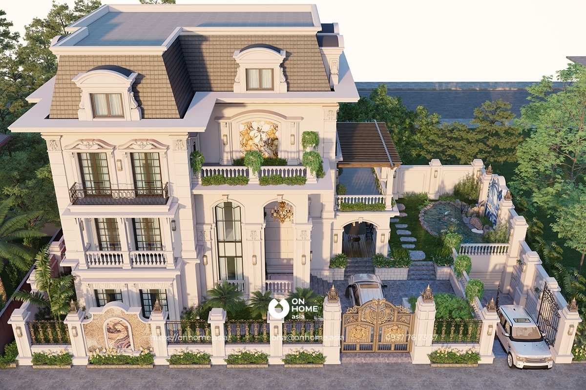 Biệt thự Tân Cổ Điển 3 tầng 300m2
