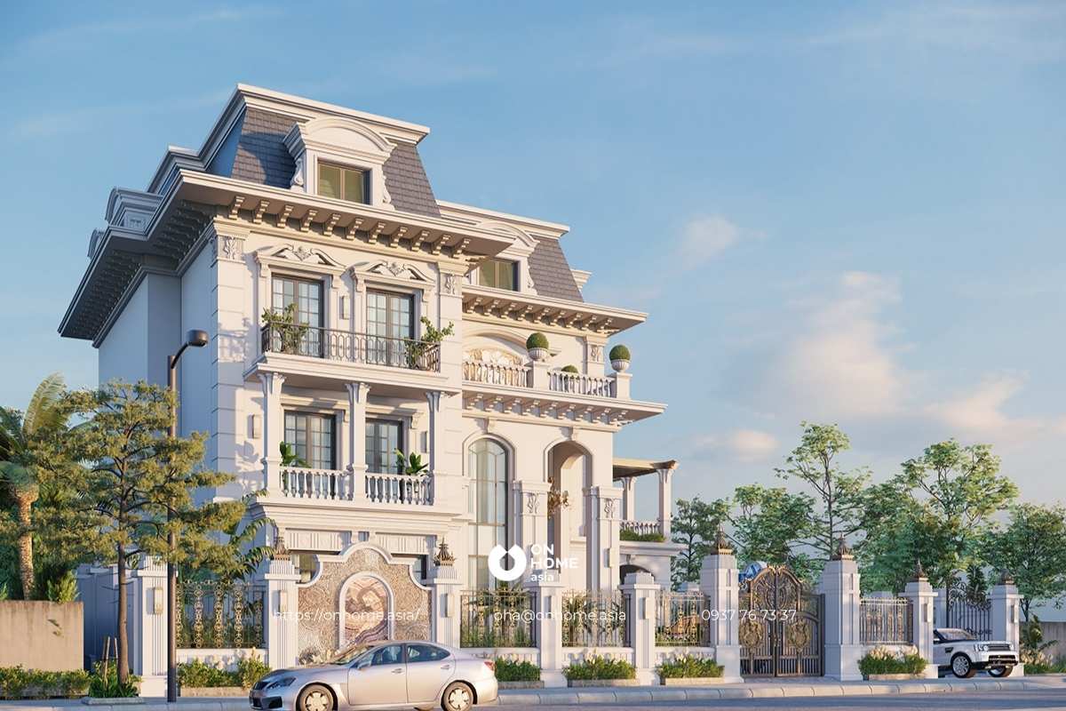 Biệt thự kiểu Pháp 3 tầng đẹp