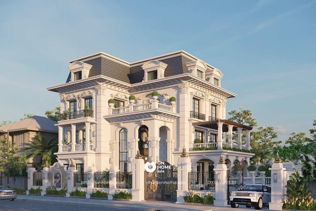 Nhà biệt thự Tân Cổ Điển 3 tầng 300m2