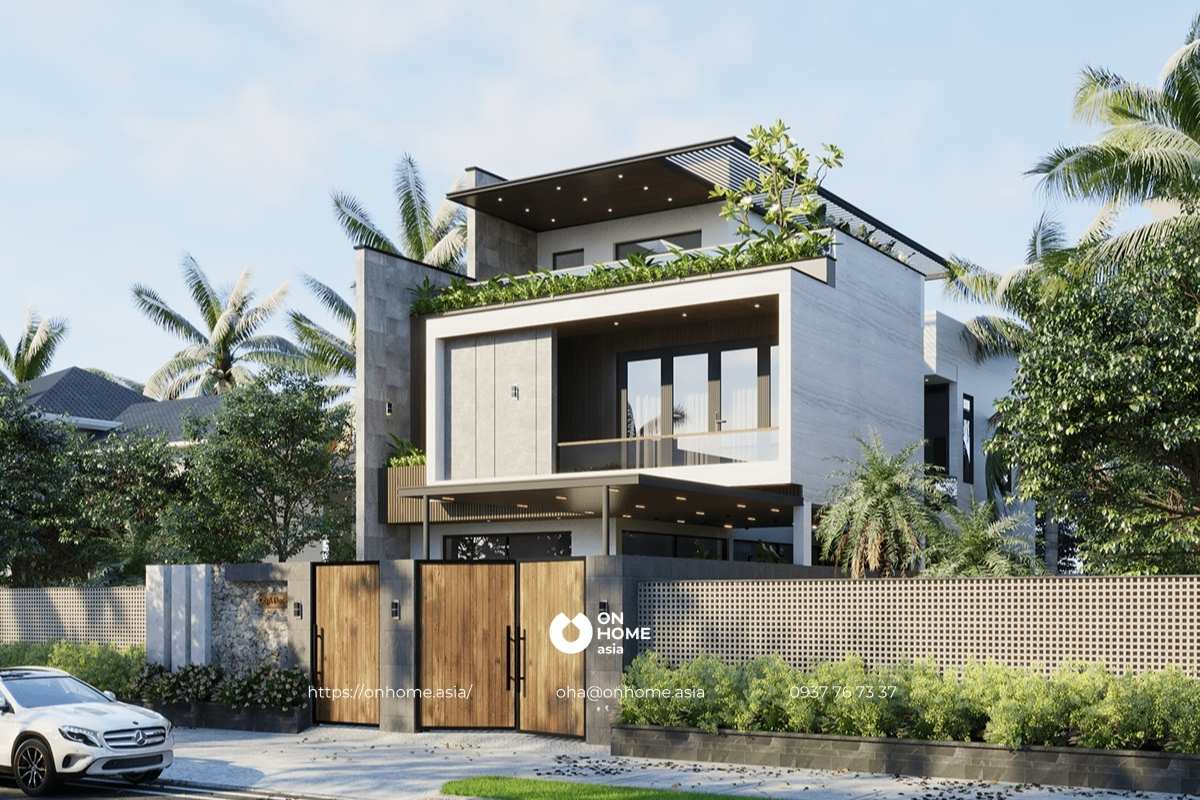 Mẫu thiết kế nhà biệt thự 3 tầng đẹp