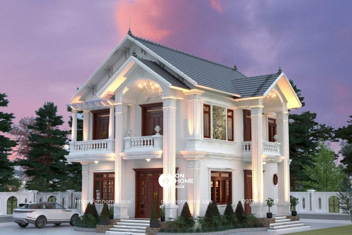 Biệt thự mái Thái hiện đại 3 phòng ngủ&nbsp;