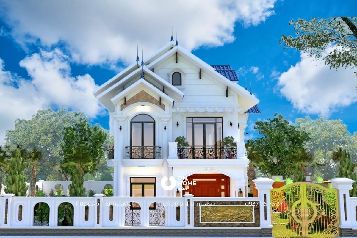 Nhà biệt thự mái Thái đẹp