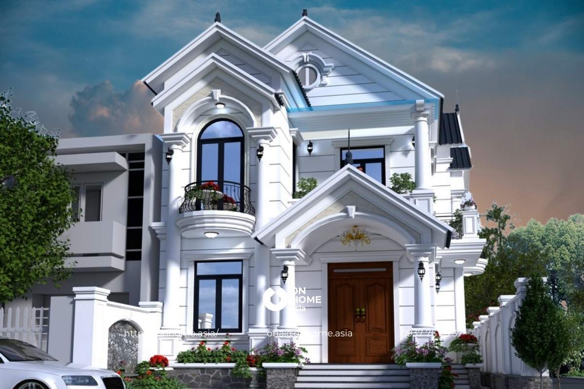 Biệt thự mái Thái 2 tầng