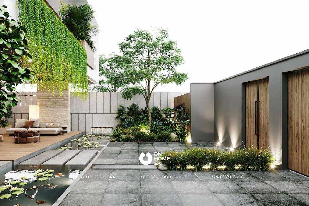 Biệt thự vườn 3 tầng đẹp