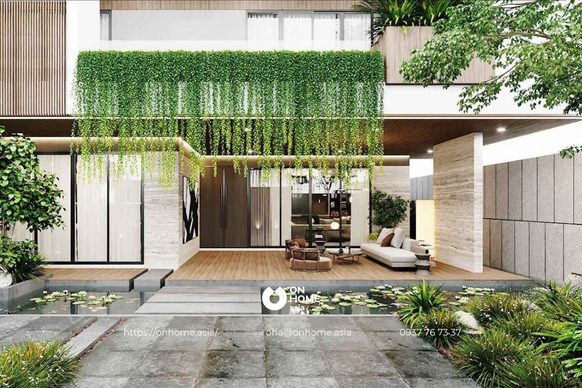 Thiết kế biệt thự vườn 3 tầng đẹp