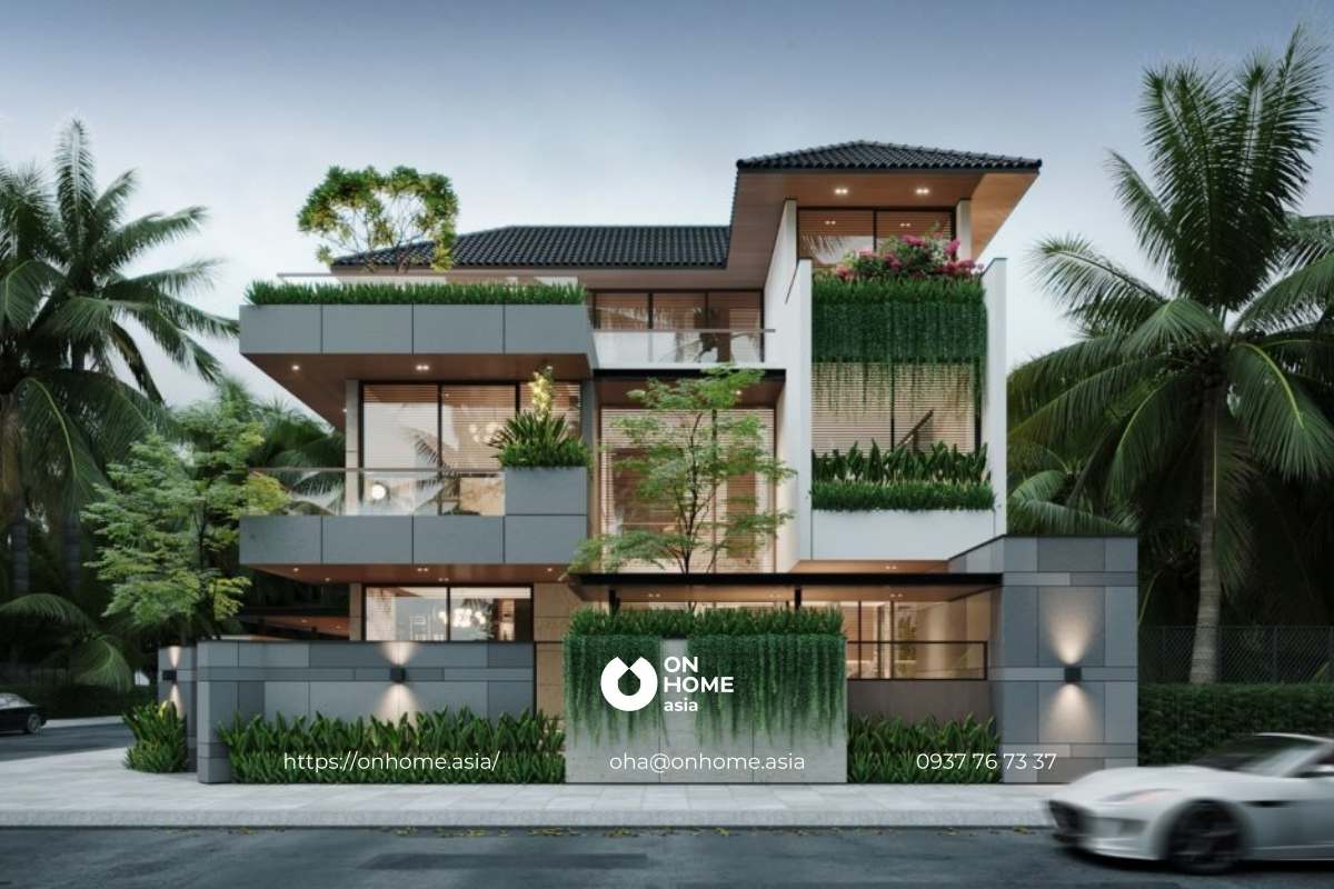 Biệt thự vườn đẹp có hồ bơi sang chảnh