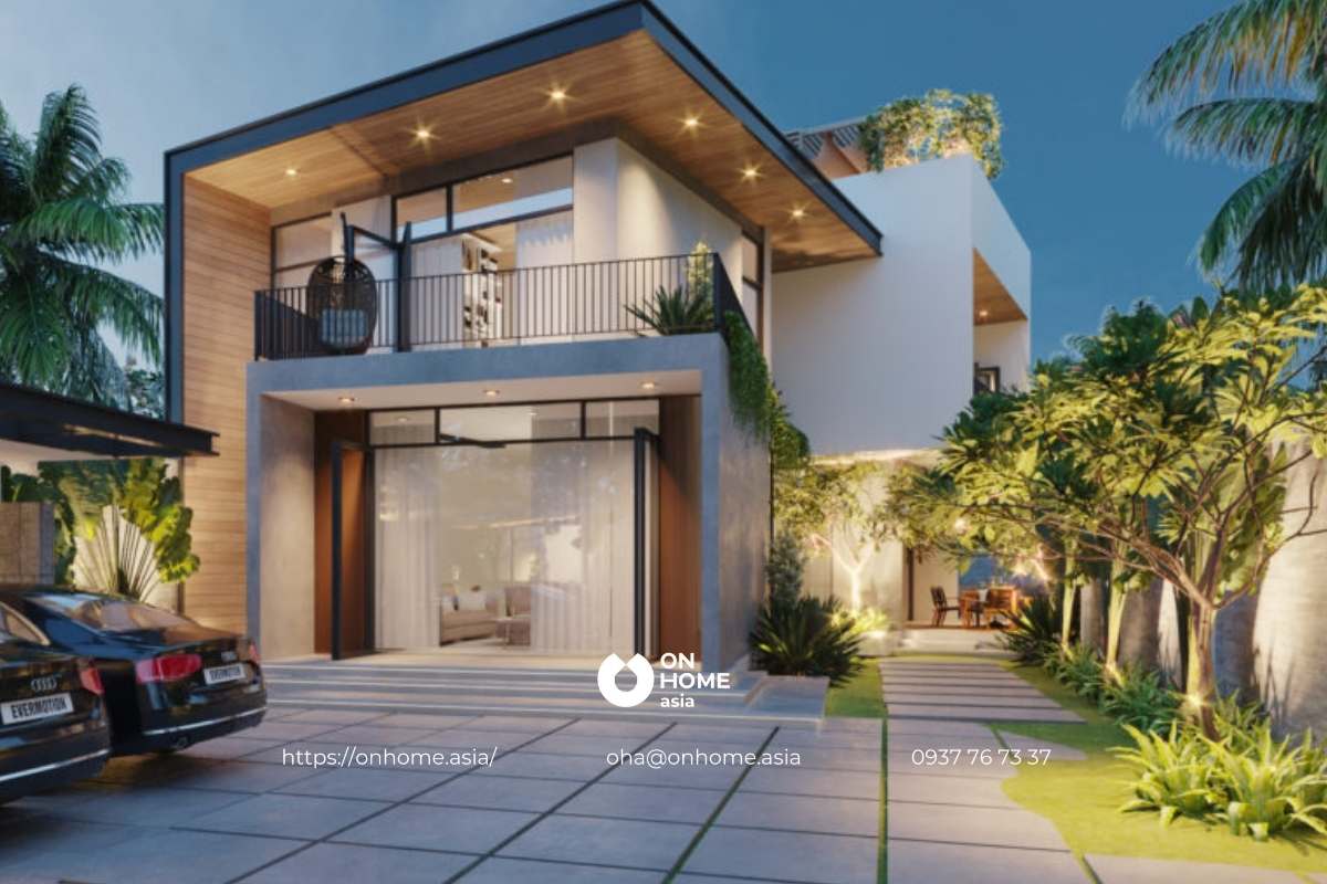 Biệt thự mini có sân vườn 180m2