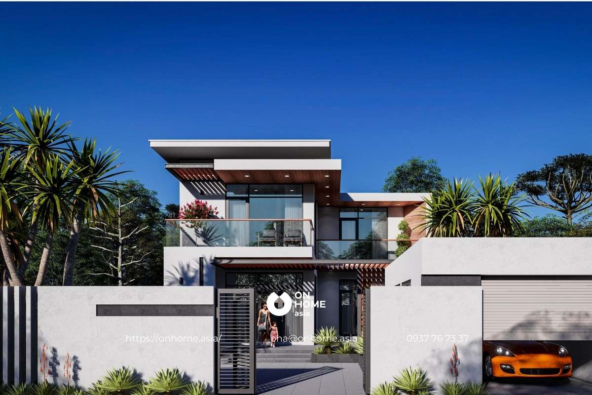 Thiết kế biệt thự vườn mini 8x10