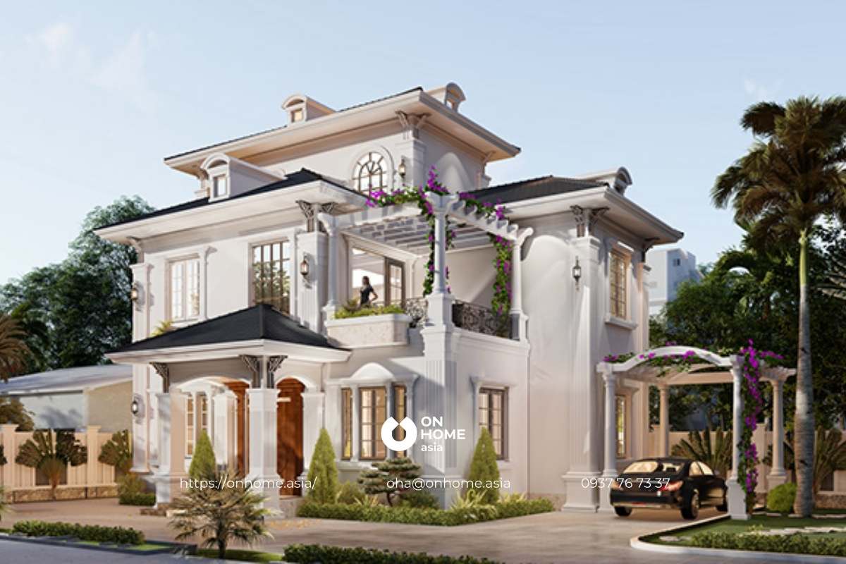 Thiết kế biệt thự vườn mái Nhật đẹp