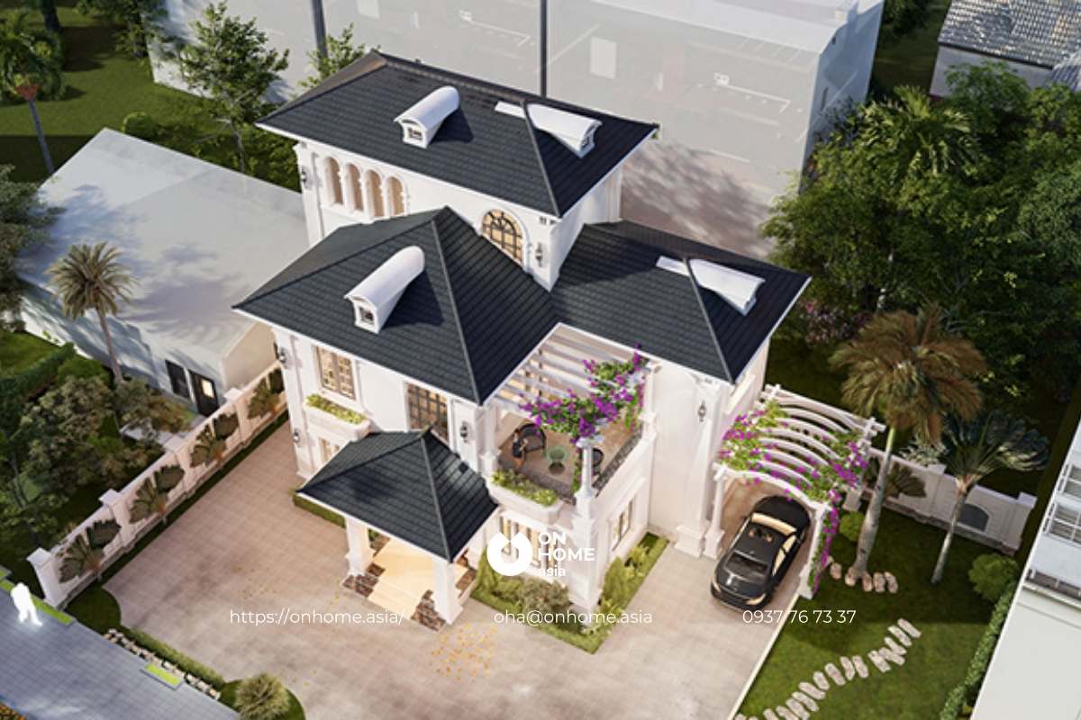 Mẫu&nbsp;biệt thự vườn mái Nhật đẹp