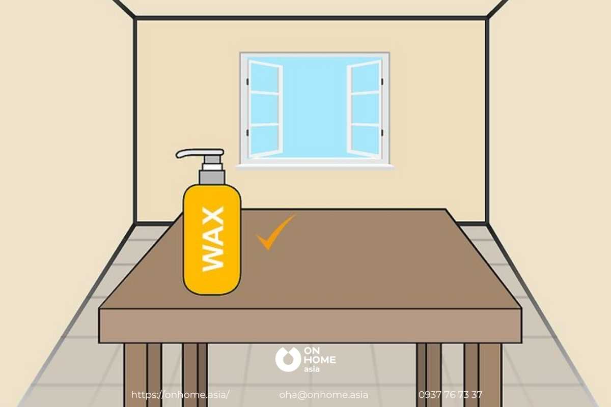 Wax đồ nội thất gỗ