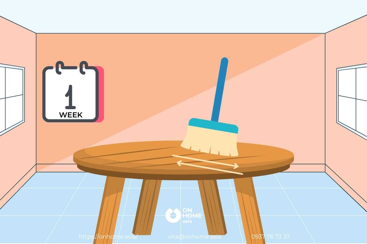 Vệ sinh nội thất hàng tuần