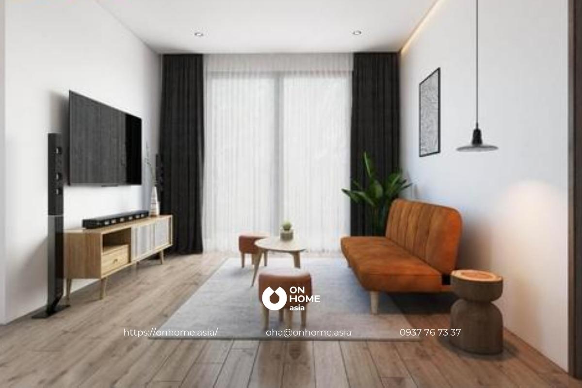 Concept phòng khách Bonny phong cách Bắc Âu