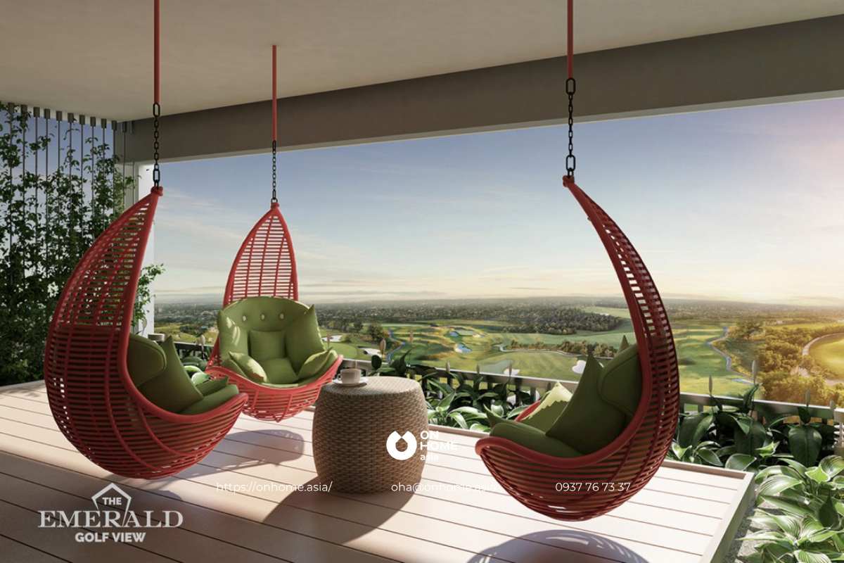 Ban công dự án The Emerald Thuận An