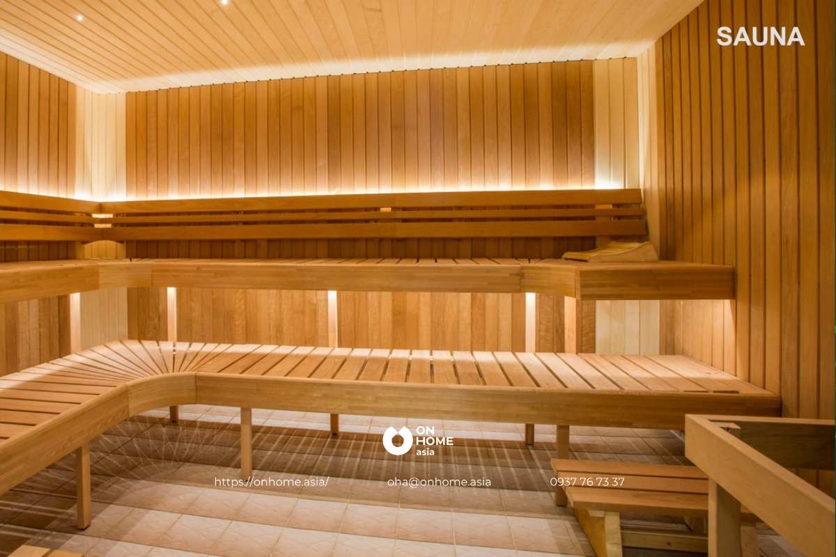Khu vực phòng xông hơi của dự án The Emerald Thuận An