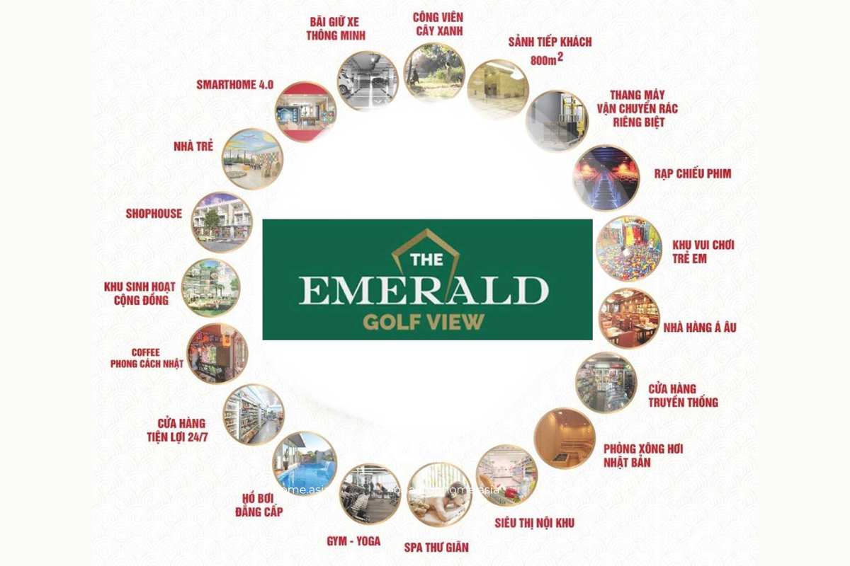 Tiện ích nội khu The Emerald Golf View