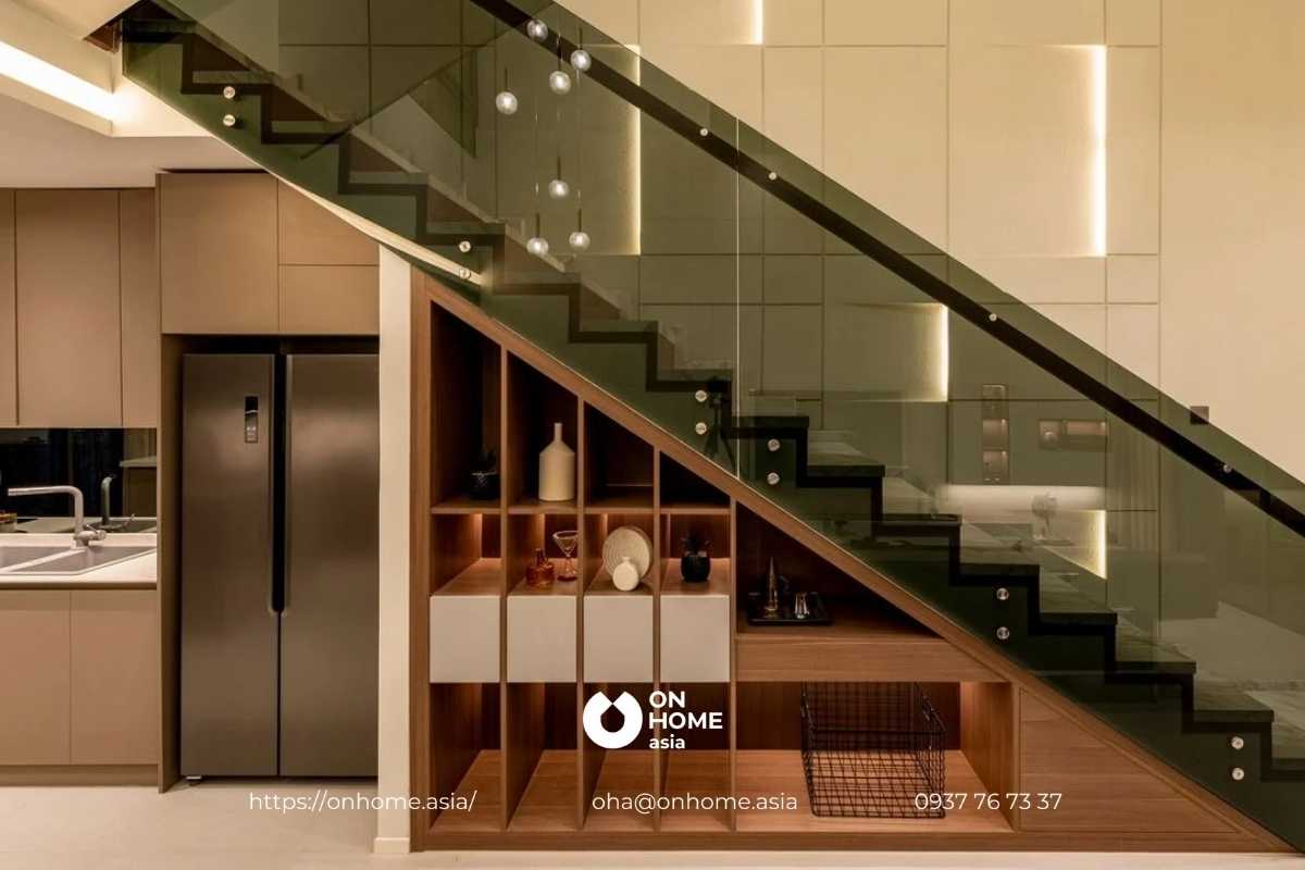 Trang trí cầu thang nhà phố The Standard Central Park&nbsp;