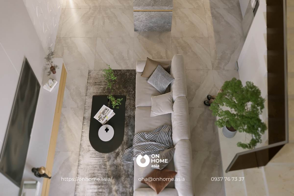 Bộ sofa phòng khách đơn giản mà đẹp