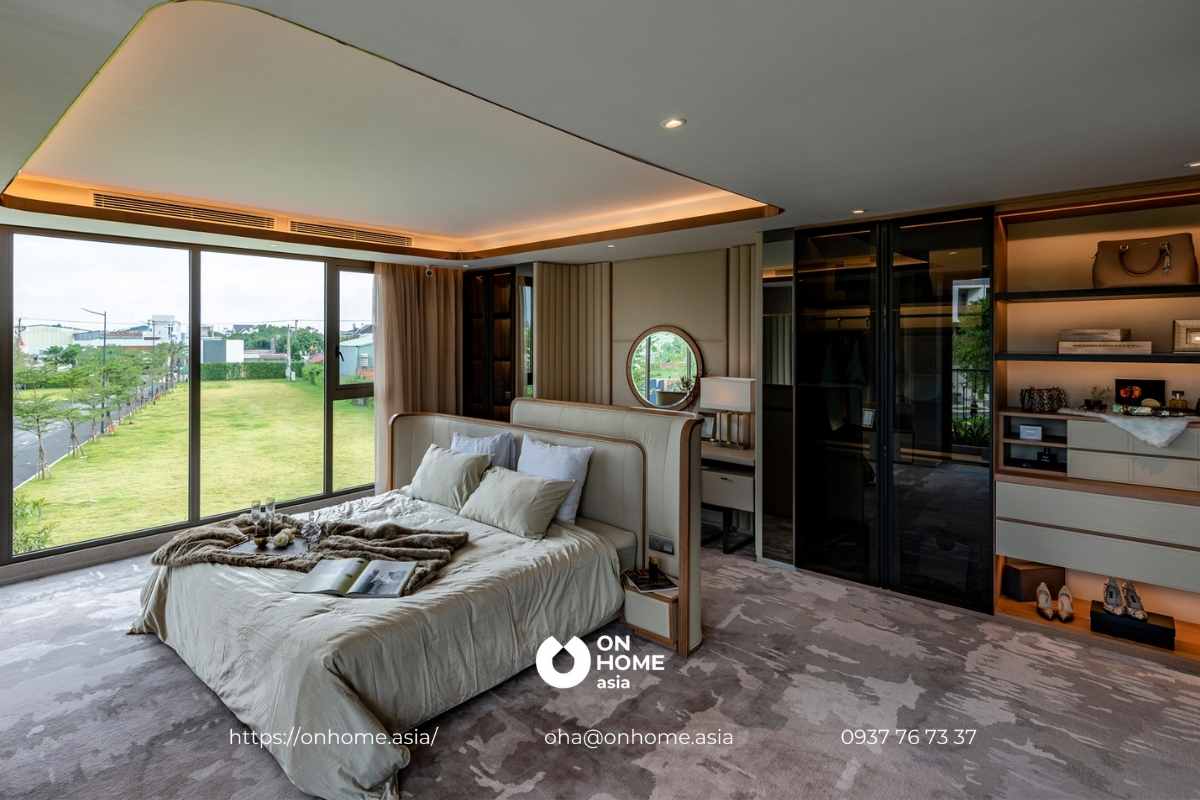 Phòng ngủ căn Shophouse 4 tầng The Standard