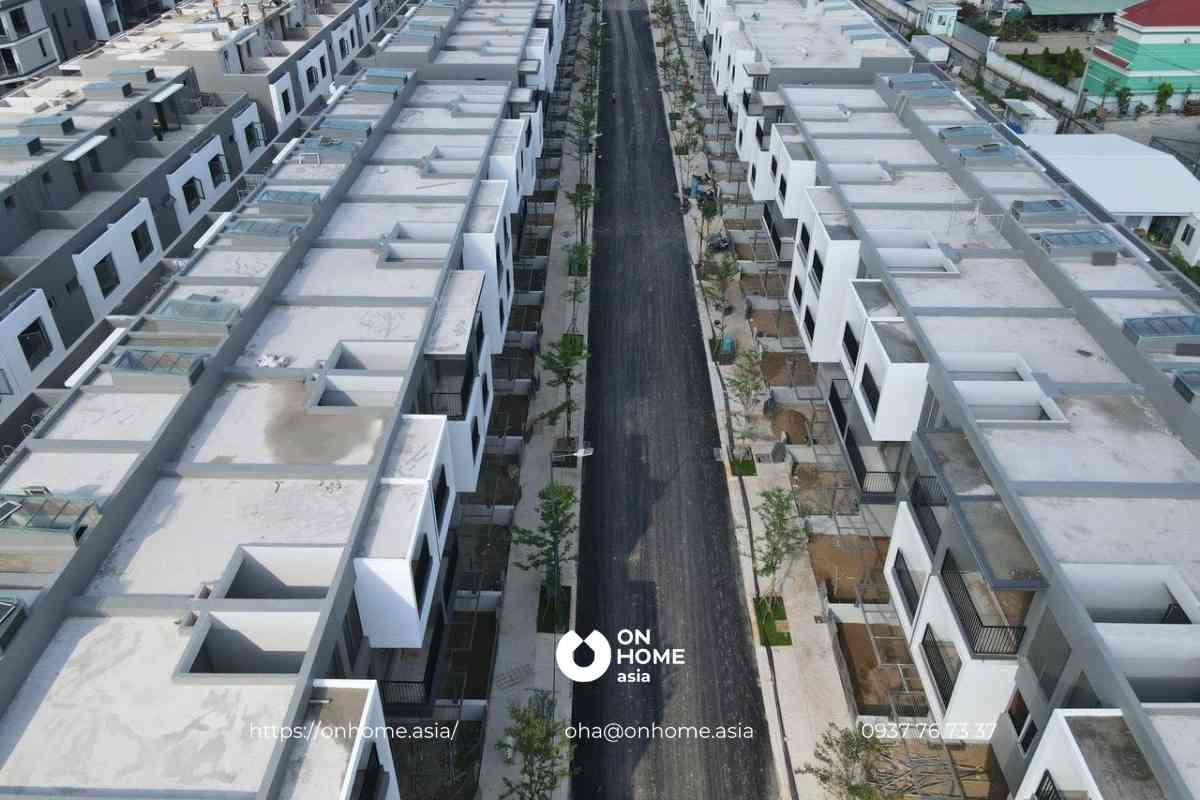 Tiến độ xây dựng nhà phố The Standard Bình Dương tháng 05/2021