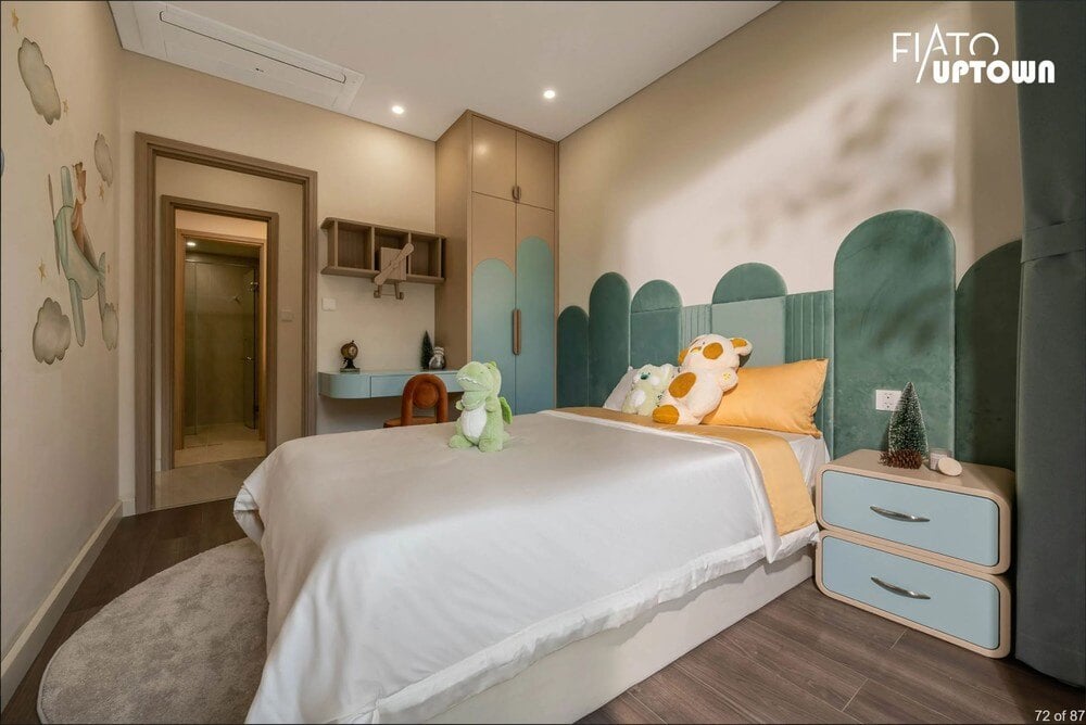 Nội thất nhà mẫu căn hộ 2 phòng ngủ FIATO Uptown