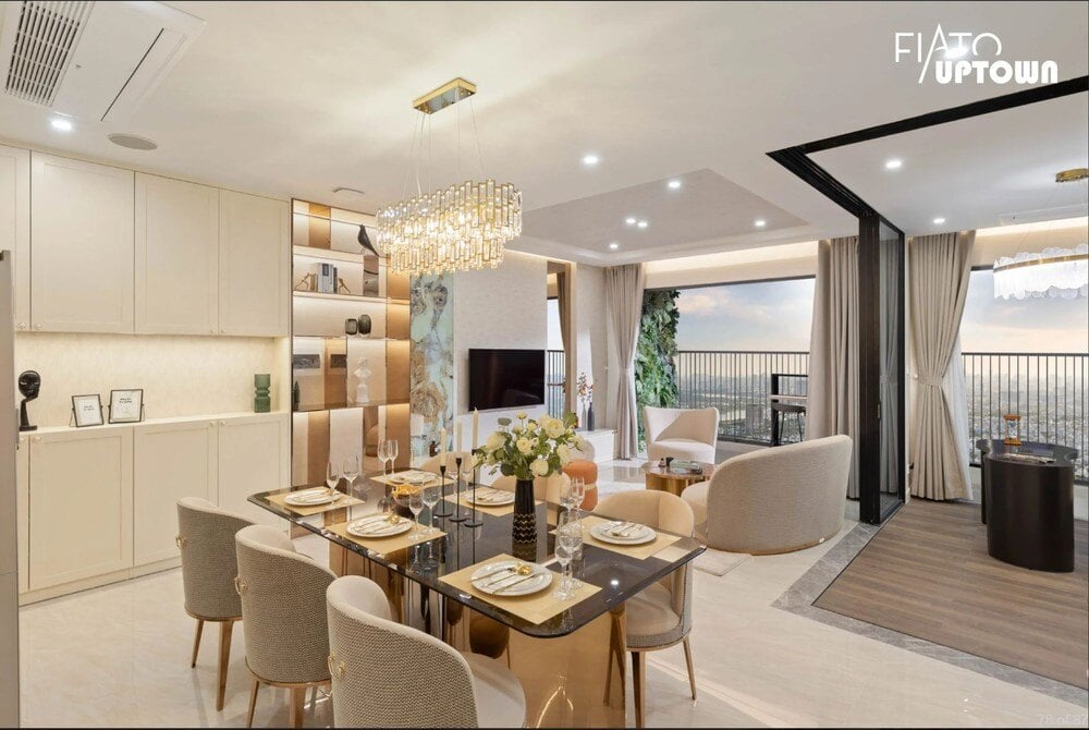 Nội thất nhà mẫu căn hộ 3 phòng ngủ FIATO Uptown