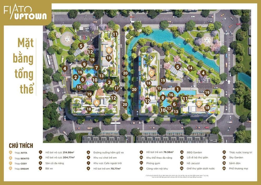 Mặt bằng dự án FIATO Uptown