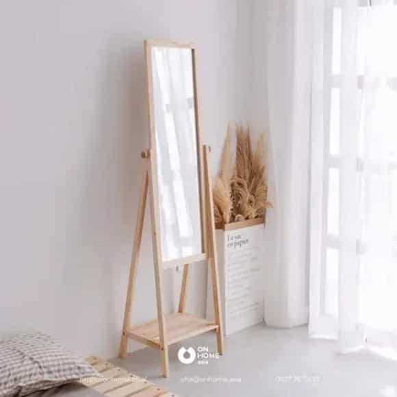 Gương soi toàn thân O - Shelf Mirror Natural