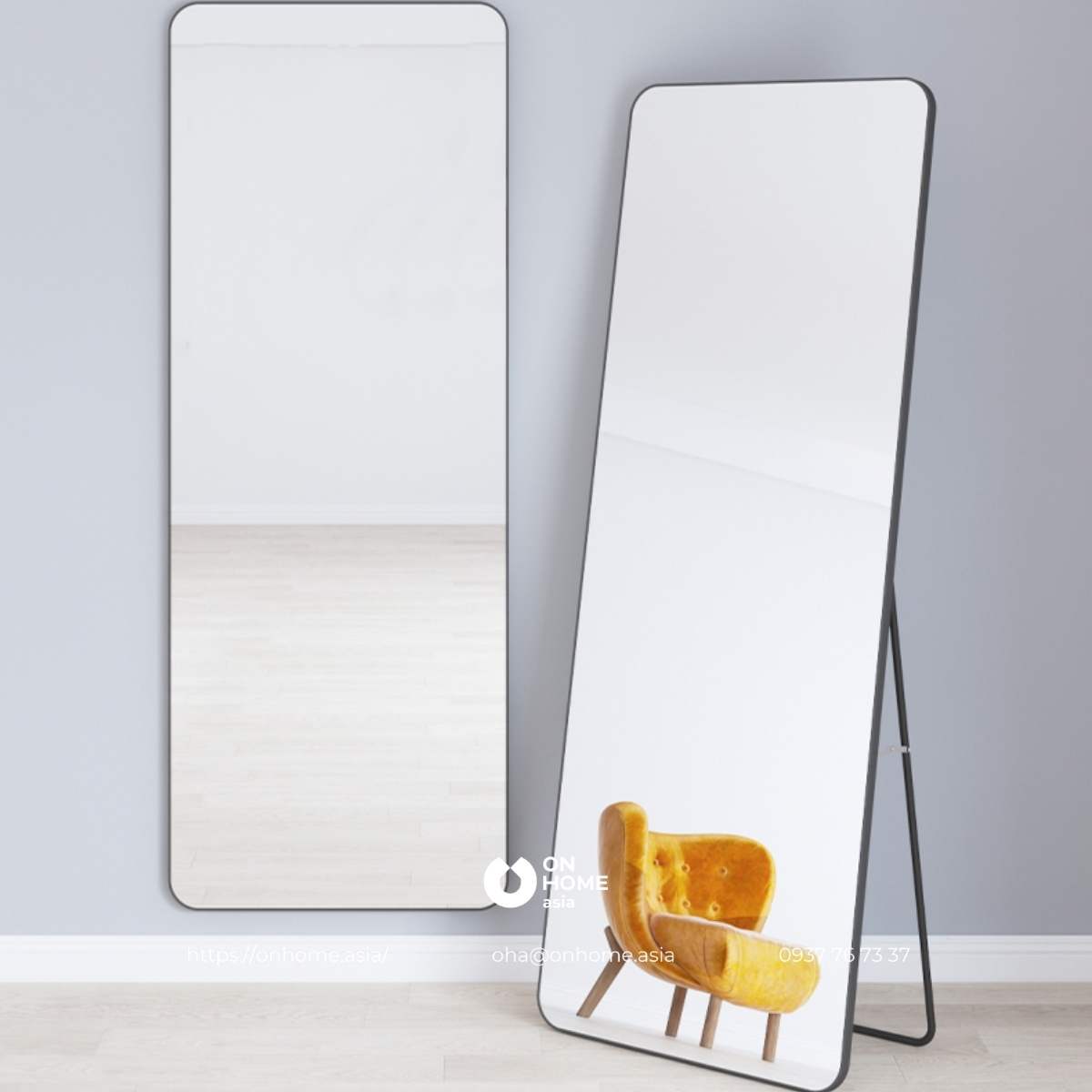 Gương soi toàn thân treo tường đẹp