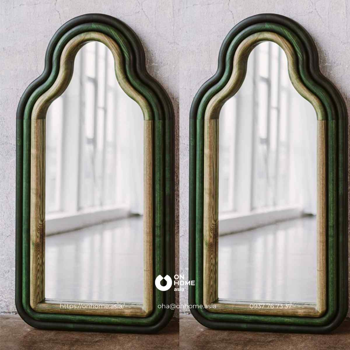 Gương đứng soi toàn thân thiết kế kiểu cổ điển lạ mắt