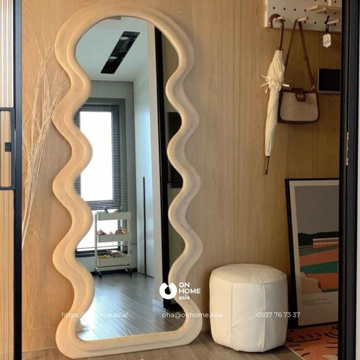 Gương soi toàn thân phòng ngủ đẹp